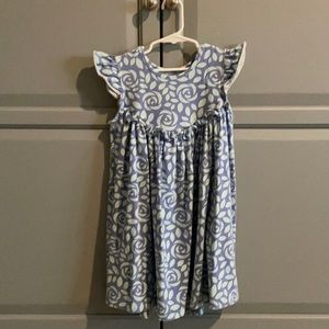 Kelly’s Kids blue flowered dress or top size 6/7